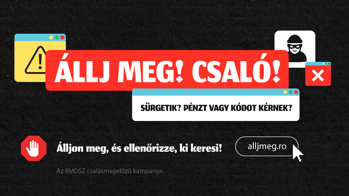 Állj meg! Csaló! – Tájékoztató kampányt indít az RMDSZ