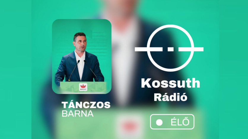 🔴🎙 Tánczos Barna most élőben a Kossuth Rádióban.