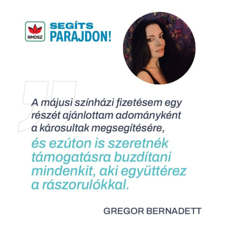 Gregor Bernadett is szívén viseli a parajdiak sorsát. Tettével másokat is arra bátorít, hogy ne maradjanak közömbösek.
🔴 Ha te is segítenél a parajdi közösségen, itt megteheted ➡️ https://segitsparajdon.ro