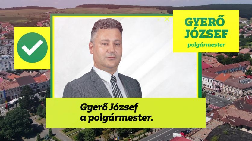 Ma győztek a kovásznaiak, győzött Kovászna! Gyerő József a polgármester.