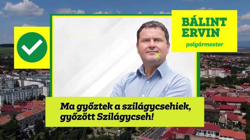 Ma győztek a szilágycsehiek, győzött Szilágycseh! Bálint Ervin az új polgármester.