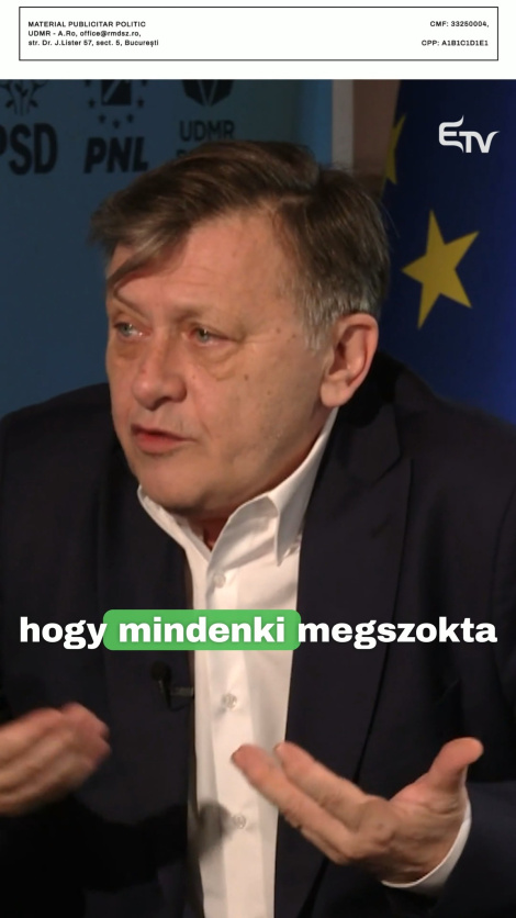 Crin Antonescu: lesz olyan elnöki tanácsadóm, aki a kisebbségek ügyeivel foglalkozik!
#ElőreNeHátra #Május4 #CrinAntonescu