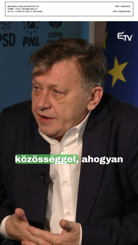 Crin Antonescu: tisztelem a magyar közösséget! Tisztelem, hogy kiállnak a jogaikért!
#Május4 #ElőreNeHátra