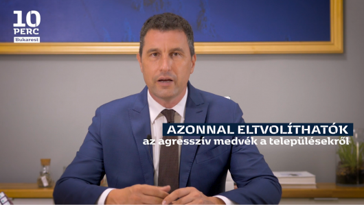 Tánczos Barna nyilatkozata az agresszív medvék azonnali eltávolításáról Tánczos Barna nyilatkozata az agresszív medvék azonnali eltávolításáról