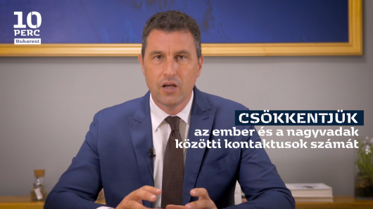 Tánczos Barna: csökkentjük a nagyvadak és az emberek közötti kontaktusok számát Tánczos Barna: csökkentjük a nagyvadak és az emberek közötti kontaktusok számát