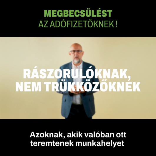 A támogatásokat azoknak a vállalkozásoknak kell adni, akik rászorulnak, és nem azoknak, akik trükköznek!