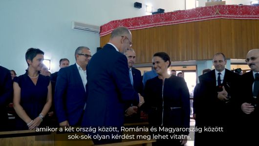 Bukarestbe látogatatott Novák Katalin