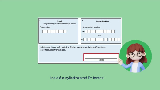  Így adhat le érvényes levélszavazatot!