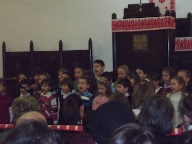 Iskolások karácsonyi ünnepe a felsővárosi református templomban