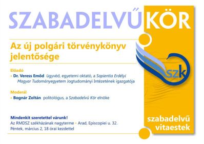 Előadás az új Polgári törvénykönyvről