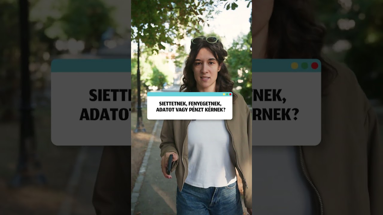Sürgetik, megijesztik, pénzt vagy adatokat kérnek? Álljon meg egy pillanatra!